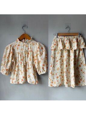 The New Society Floral 2 Piece Set Girls 14